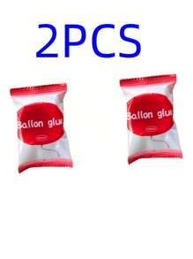 6pcs/4pcs/2pcs/1pc 双面胶点，高粘性，适用于气球装饰和工艺品，随机中/英文包装，圣诞节 - 白色 - 查看 11