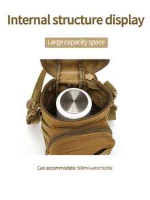 1入露營和騎行多功能肩背包，水瓶支架運動和休閒包，戶外防水水瓶支架袋 - 彩色 - 查看 4