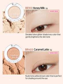 ETUDE Look At My Eyes Cafe BR403|柔和的凝聚性妆容，不晕染|柔软细腻的质地，在眼周部位轻柔晕染|韩国美容，礼品 - BR403 - 查看 5