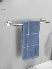 1 件免打孔浴室毛巾杆不锈钢毛巾架衣架收纳架适用于浴室和卫生间 - 彩色 - 查看 3
