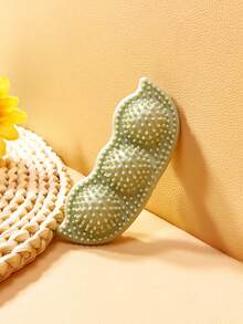 1pc Pet Chew Toy, Pea Shaped TPR Durable Chew Toy, Interactive Dog Toy, Training & Puzzle Toy, For Pet Use Only - Multicolor - View 6