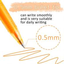 12Pcs/Set Color 0.7mm Multicolor Ink Gel Pen Erasable Refill Rod Set Erasable Pen Washable Handle School Writing Stationery Gel Ink Pen - 12 Sticks - View 8