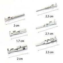 Terminación eléctrica automotriz 1/1,5/1,8/2,2/2,8/3,5mm Pines de conector de cable automático - 2291 piezas - Ver 4
