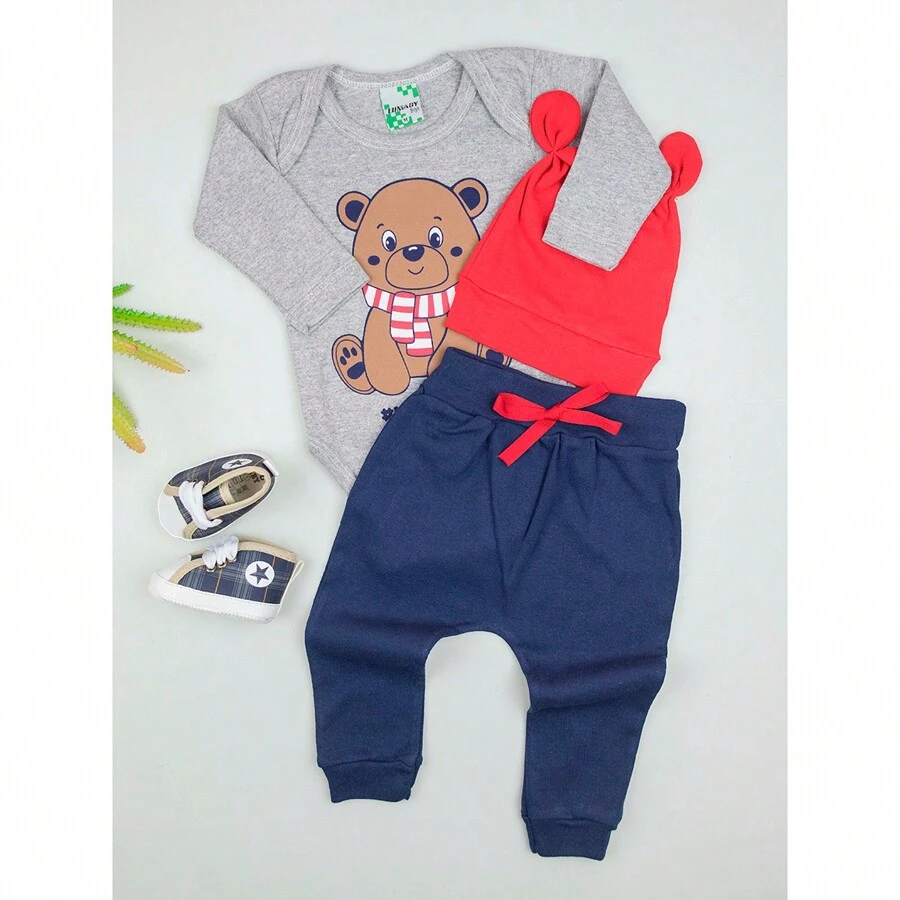 Baby Boys Sets - Grey - View 1