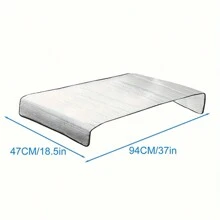 1 Vỏ Điều Hòa Ngoài Trời - Bảo vệ chống nước bền bỉ với khả năng chống tia cực tím, Tấm chắn chống bụi trong mọi thời tiết cho các bộ phận trung tâm - Chống nắng & mưa - Bạc - Xem 4