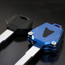 1pc Multi-Color CNC Aluminum Alloy Modified Key Shell Decor Accessory, Universal For Motorcycle, Off-Road Vehicle, Electric Bike, Scooter - one-size - View 2
