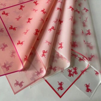 20 张/包防水哑光蝴蝶结包装纸，韩国包边薄纸，适用于花束包装、DIY 手工纸花、家居、学校、情人节、办公室、节日、婚礼、工艺、生日礼物包装、礼品袋填充物、派对