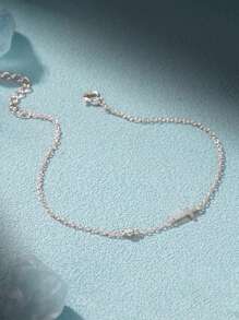 1 Pc 925 Sterling Silver Bracelet For Women Bracelet 18K Gold Suitable For Party Happy Easter Fine Jewelry