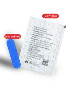 Glamorosas 24 piezas de uñas cortas, uñas cuadradas con creativo diseño de líneas geométricas negras y blancas, uñas postizas para pies y manos, suministros de moda DIY para uñas, salón de arte de uñas, adecuadas para mujeres y niñas en el Día de la Independencia - Blanco y Negro - Ver 4