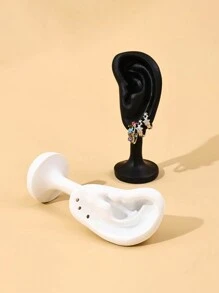 Giá trưng bày hoa tai bằng nhựa, Cửa hàng trang sức Hoa tai/Trang trí hoa tai Đạo cụ chụp ảnh Quay lại trường học - Một kích thước phù hợp với tất cả - Xem 5