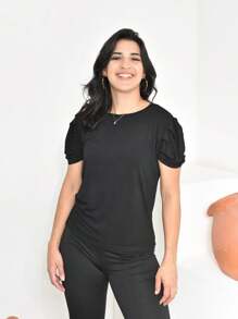 Women T-Shirts - màu đen - Xem 1