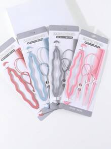 Set de 4/16 peines, herramientas para colas de caballo, pasadores de metal para trenzar el cabello, peines con punta para niñas y mamás, accesorios de peinado para uso diario