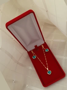 Women Jewelry Sets - Cjsh-azul M - View 3