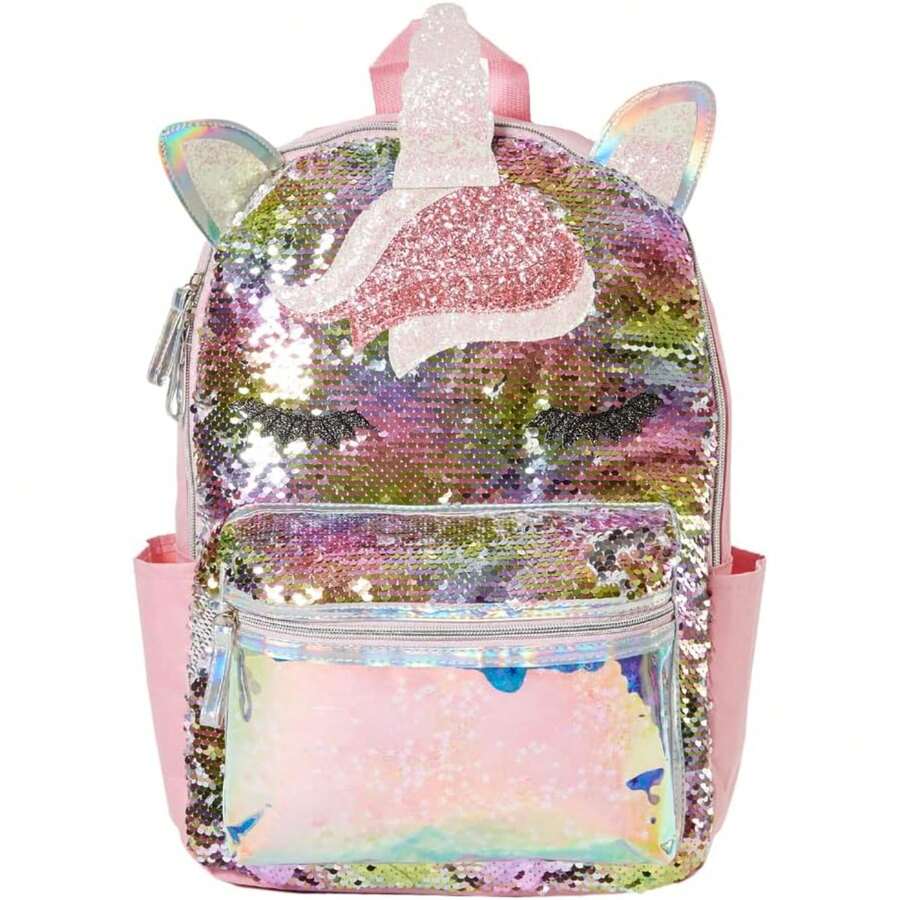 CLUB LIBBY LU Unicorn Flip Sequin Backpack For Girls - Unicorn - View 1