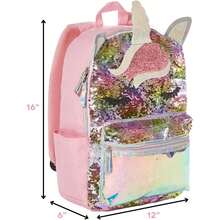 CLUB LIBBY LU Unicorn Flip Sequin Backpack For Girls - Unicorn - View 5