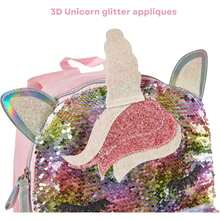 CLUB LIBBY LU Unicorn Flip Sequin Backpack For Girls - Unicorn - View 4