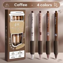 4 cái/hộp Hoa anh đào Mùa Giới hạn Hoa anh đào Thỏ Đen Mực gel bút - Hồng - Xem 7