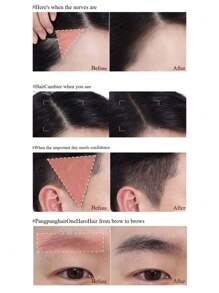 ETUDE PANG PANG 眉粉 01 深色眉色，防水易卸，蕴含防水防汗成分，粉状配方持久定型，韩妆，3.5克/0.12盎司 - 01 DARK BROWN - 查看 5