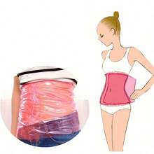 1pc/2pcs Sauna Waist Trimmer Wraps, Body Shaping Tummy Belts, Fitness Slimming Waste Bands For Body Sculpting, Gym - Multicolor - View 9