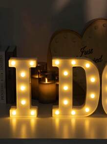 Decorative Letters With Bluelander LED Lights (AA Batteries Included) - I - 查看 4