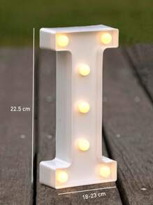 Decorative Letters With Bluelander LED Lights (AA Batteries Included) - I - 查看 2