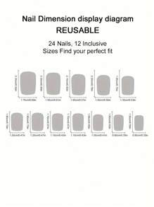 24Pcs Square Glossy Cat Eye Press-On False Nails, Shiny Cat Eye Design False Nails , Suitable For Women'S Autumn Parties, Leisure, Daily Life Use Nail Decoration Nail Supplies Nails