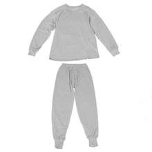 Ropa Interior Térmica Para Hombre, Mantiene El Calor, Cuello Redondo, Manga Larga, Tela Elástica, Conjunto De Calzoncillos Largos, Gris Claro Xl - Gris Claro - Ver 9