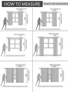 Solid Color Decorative Sheer Curtains - Hot Pink - View 7