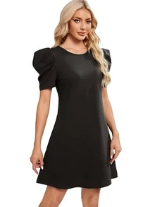Kass Urban Women Short Dresses - 黑色 - 查看 3