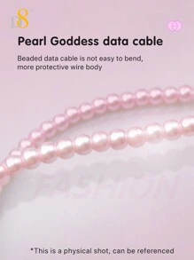 D8 USB C 转 USB C 数据线，[2 件装 -3.3 英尺] PD 60W 快速充电 C 型转 C 型数据线，串珠编织 USB-C 线手机充电器兼容 Iphone 16 Pro / IPhone 16 Pro Max/15/15 Pro/15 Pro Max/15 Plus、iPad Pro、Air5、Air S22 Note 20 iPad Pro 平板电脑等 - 粉色 - 查看 8