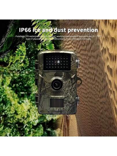 1080p High Definition Wildlife Scouting Camera,Trail Cameras Camera Outdoor,Night Vision, Motion Detection, Audio Alert, Wand Hanging, IP66 Waterproof, PIR Night 0.8s Detection Triggered, 1080P HD Resolution Camera,Ideal Outdoor Hunting Observation view 3