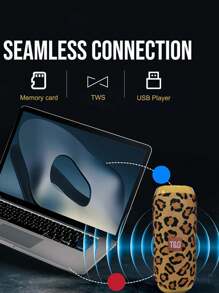 T&G Wireless Speaker, Portable Outdoor Wireless Compatible, USB Card Slot - Enjoy Clear And Powerful Sound Anytime, Anywhere. Insert A Card Or USB Drive, Hands-Free Calling/FM Card/USB Drive, Connect To Phone/Tablet/TV, Wireless Portable Speaker, Electronics/Consumer Electronics, Birthday Party Gift, TG117, Multiple Colors, 1200 MAh