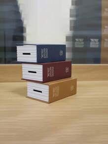 1 本隐藏书籍 - 安全锁定的秘密存储，具有创意设计，非常适合家居装饰、机密安全和多功能礼物，适合学校、万圣节和更多生日礼物毕业 - 彩色 - 查看 6