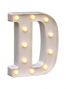Letras Decorativas con Luces LED Bluelander - D - Ver 6