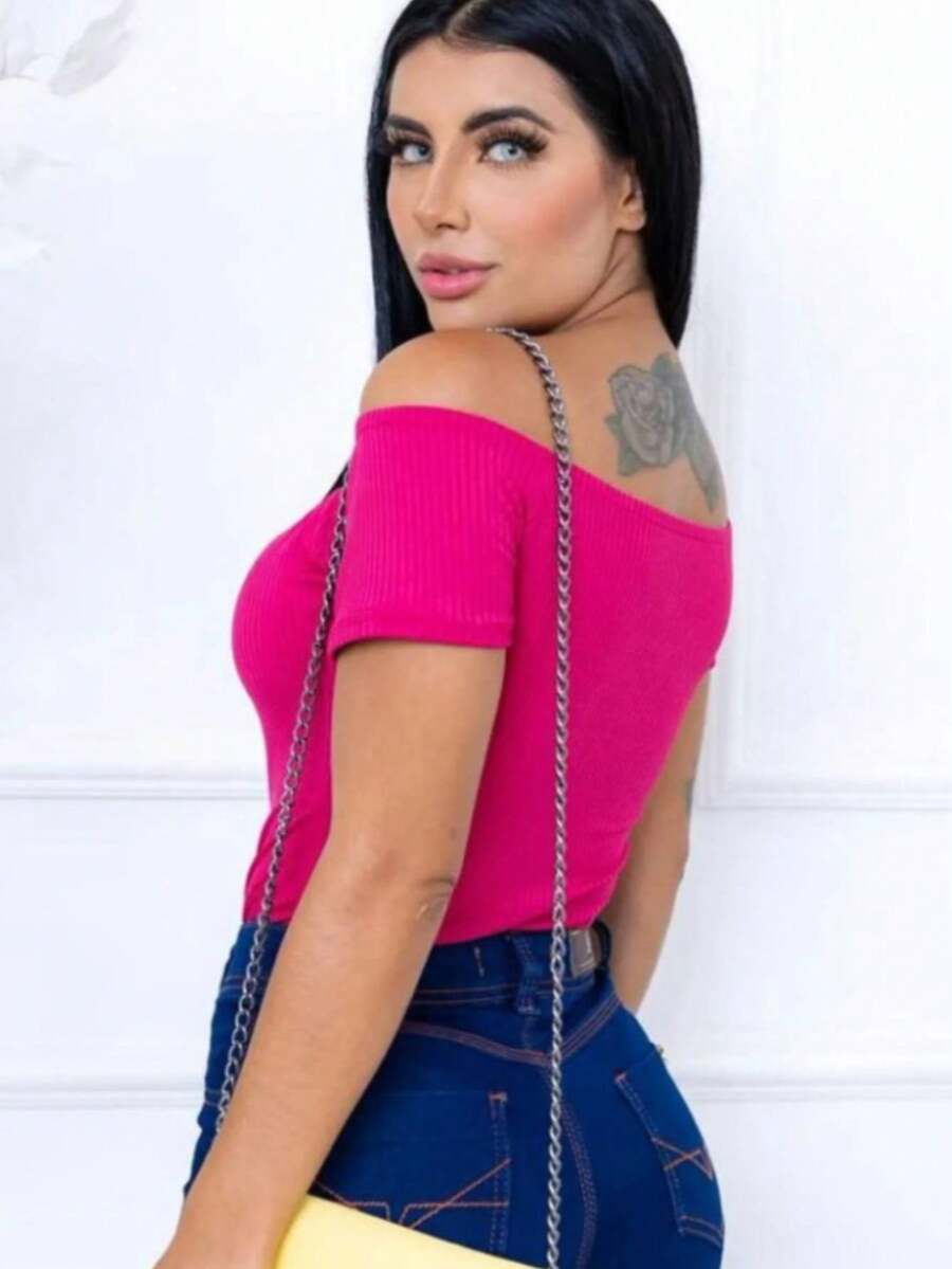 Women Bodysuits - Hồng - Xem 1