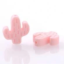 10 hạt silicone hình xương rồng dùng làm móc khóa, bút viết - cây xương rồng - Xem 7