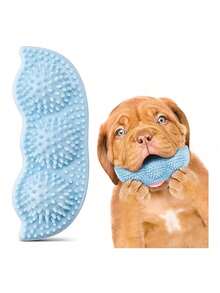 1pc Pet Chew Toy, Pea Shaped TPR Durable Chew Toy, Interactive Dog Toy, Training & Puzzle Toy, For Pet Use Only - Multicolor - View 9