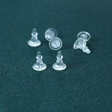 Silicone Earring Backs, Full Cover, Clear Earring Backs Replacements, Hypoallergenic Earring Stoppers, Soft Earplugs For Studs Hook Earrings
