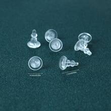 Silicone Earring Backs, Full Cover, Clear Earring Backs Replacements, Hypoallergenic Earring Stoppers, Soft Earplugs For Studs Hook Earrings
