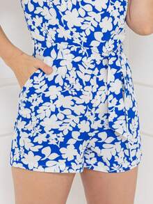 Women Jumpsuits - Màu xanh lam - Xem 5