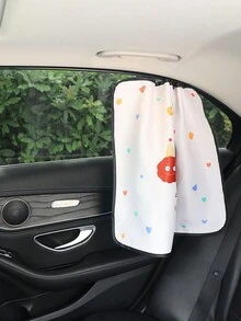 1pc Car Window Curtain: Track-Style Magnetic Sunshade For Car Windows, Providing Shade And Privacy Inside The Car. - Multicolor - View 9