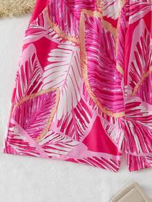 1pc Digital Print Beach Board Shorts Bikini Bottom - Multicolor - View 7