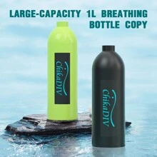 CHIKADIV C400 1L Diving Rebreather*1  Backpack*1 Portable Mini Diving Cylinder For 15-20 Mins Underwater Ideal For Recreational Diving And Emergency Rescue Birthday Gift Unisex Perfect For Swimming And Diving In The Summer