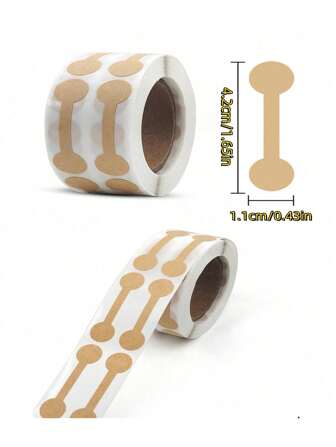 500张/卷珠宝价格标签贴纸自粘纸适用于项链、手链、戒指展示包装