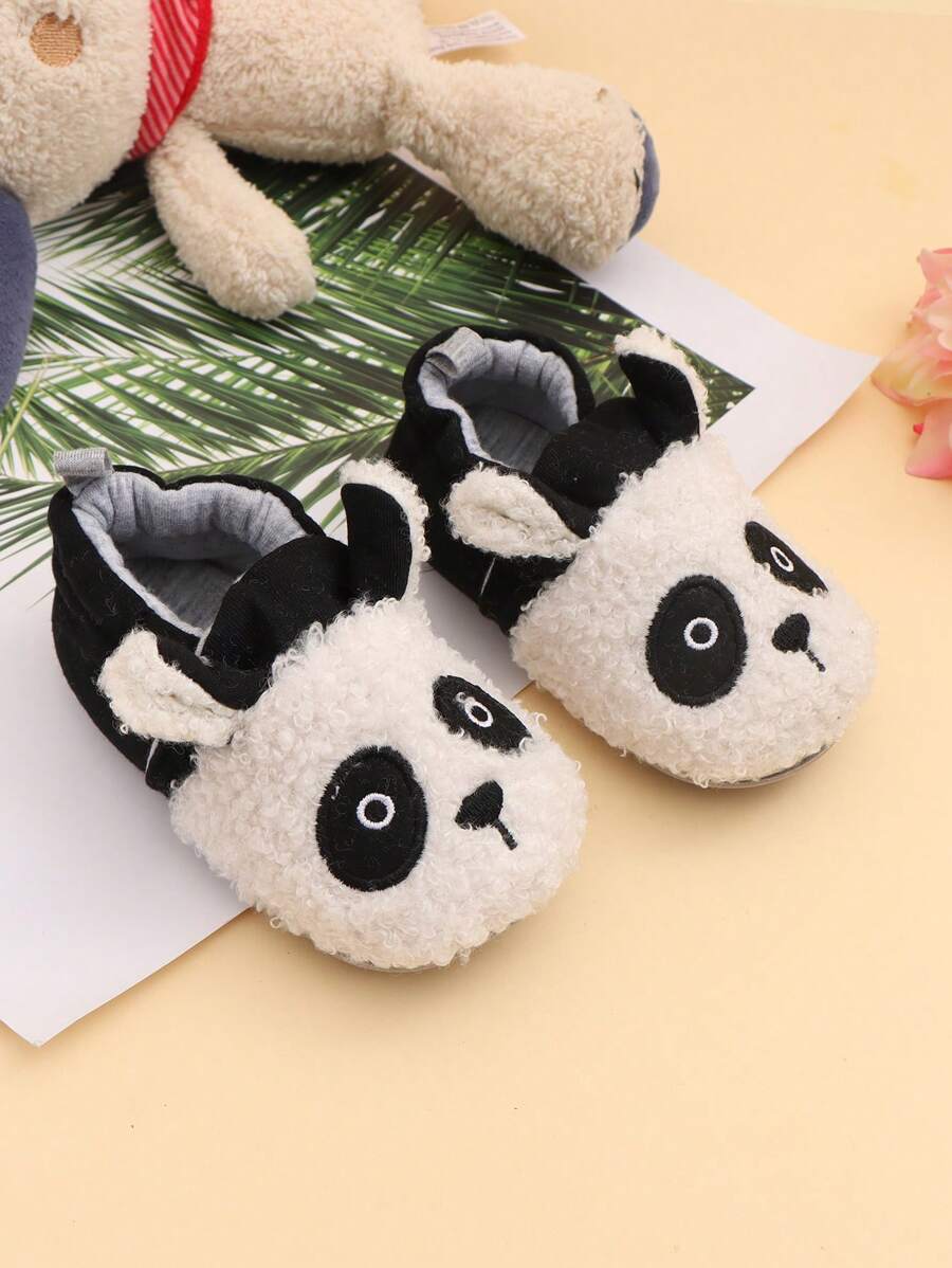 1 đôi Giày thể thao Unisex họa tiết gấu trúc dành cho trẻ em và trẻ mới biết đi, Giày đi bộ