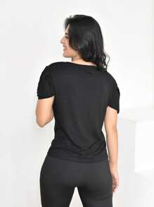 Women T-Shirts - màu đen - Xem 2