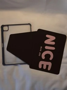 精美可旋转支架翻盖保护套，带触控笔支架，兼容 iPad 9.7 英寸 10.2 英寸 10.5 英寸 10.9 英寸、iPad Air 4 5、iPad Pro 11 2022 2021 2020 - 黑色 - 查看 3