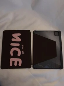 精美可旋转支架翻盖保护套，带触控笔支架，兼容 iPad 9.7 英寸 10.2 英寸 10.5 英寸 10.9 英寸、iPad Air 4 5、iPad Pro 11 2022 2021 2020 - 黑色 - 查看 4