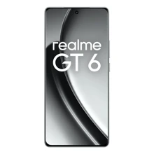 Realme GT6 解锁智能手机 6.78 英寸 120Hz 手机，配备骁龙 8s Gen 3 处理器、Android 14 LYT-808 50MP 超级夜景摄像头、5500mAh 电池 1.5K 分辨率手机，配备最新 AI 功能 - 銀色 - 查看 4
