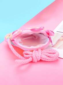 Túi đeo chéo dây đeo dài di động dành cho trẻ em, Ví đựng tiền xu bằng laser sang trọng đầy màu sắc dễ thương, Túi đựng đồ cho trẻ em - Nhiều màu - Xem 5